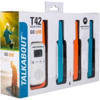 Motorola Talkabout T42 quad pack walkie talkie