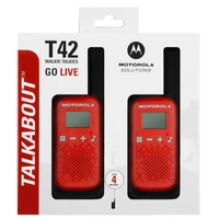 Motorola Talkabout T42 walkie talkie / piros